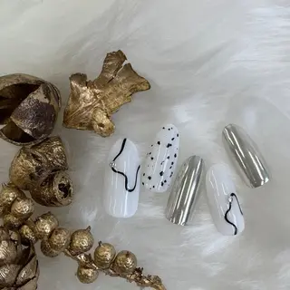 ネイル ⭐︎休業中の練習⭐︎ JNA認定講師髙橋のネイルデザイン