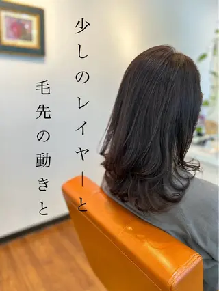 ミディアム ナチュラルオーブン 大村店🍀深松孝枝のヘアスタイル