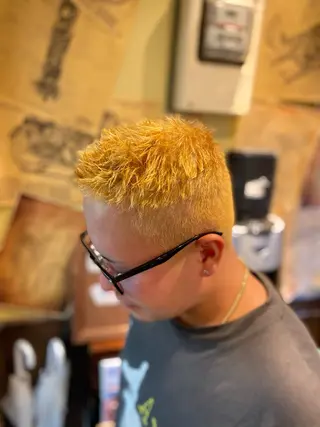 ショート パーマ メンズ 💈メンズカット 中野💈志賀 隼樹のヘアスタイル