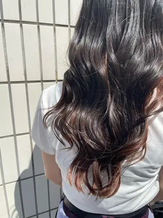 カラー エクステ/ハイトーン /レイヤーカットのヘアスタイル