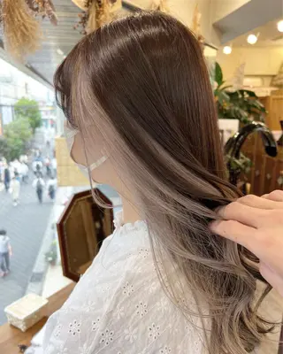 カラー ま ひのヘアスタイル