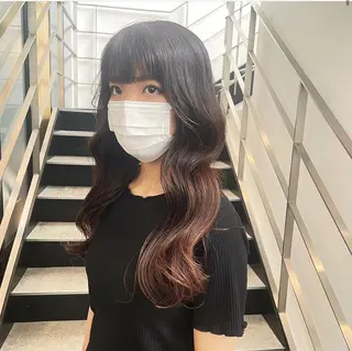 ロング カラー パーマ ヘアアレンジ メンズ キッズ stylist 🌸 kana.のヘアスタイル