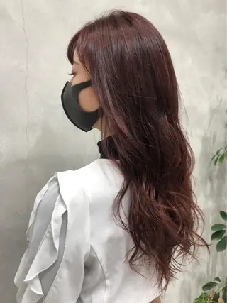 ロング カラー 狩野 羅夢のヘアスタイル