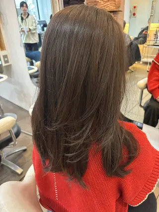ロング カラー サカウエ 透明感カラー🫧のヘアスタイル