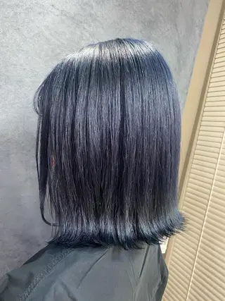 ミディアム カラー ヘアアレンジ メンズ キッズ ネイル マツエク・マツパ 透明感カラー🤎 ゆりのヘアスタイル