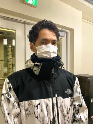 パーマ メンズ 竹内 柚子のヘアスタイル