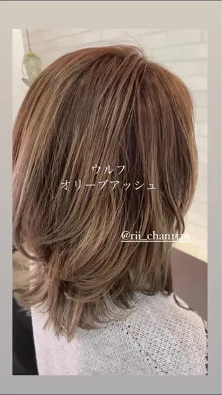 セミロング 北田 瑠人のヘアスタイル