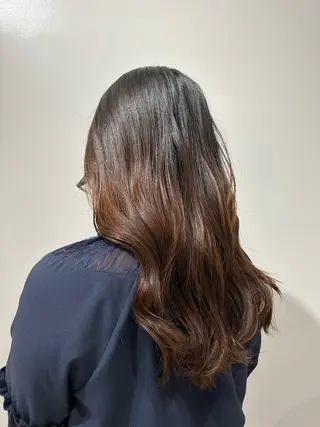 ロング 酸性ストレート/艶髪 /縮毛/sara❄️のヘアスタイル