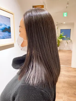 ロング ハイライト⭐️上野 高広のヘアスタイル