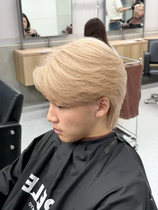 メンズ 💍モテる艶髪 透明感カラー💖のヘアスタイル