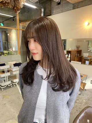 セミロング 🌸花屋併設🌸寺島 秀美のヘアスタイル