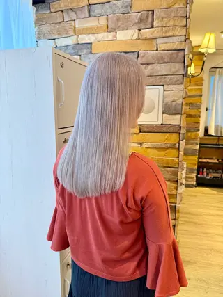 ロング カラー 千 田のヘアスタイル