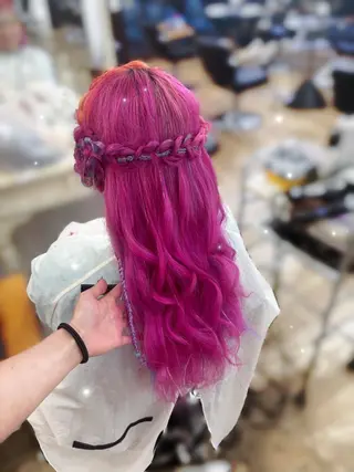 ロング ヘアアレンジ さくら 🌸エクステのヘアスタイル