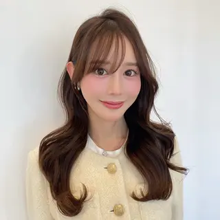 ロング カラー レイヤー×顔周 り×髪質改善/MIUのヘアスタイル