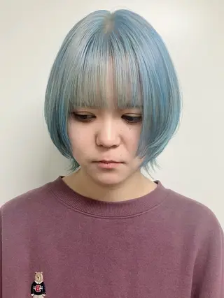 ショート fumikaブリーチ /デザインのヘアスタイル