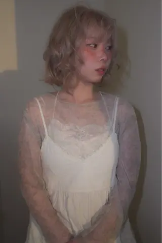 ミディアム 石江 奈琉のヘアスタイル