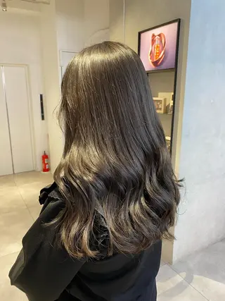 ロング カラー ワンカールで盛れる レイヤー🎀Macoのヘアスタイル