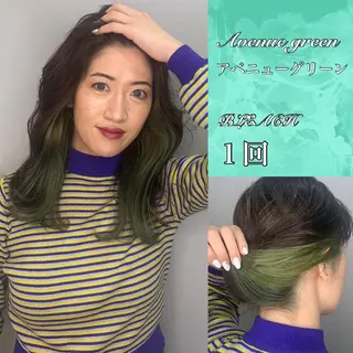 セミロング カラー パーマ ヘアアレンジ メンズ キッズ ネイル マツエク・マツパ アイブロウ 《褒められる》 透明感カラー/小嶋のヘアスタイル
