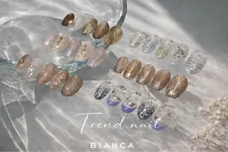 ネイル Bianca🩶 SHIONOのネイルデザイン