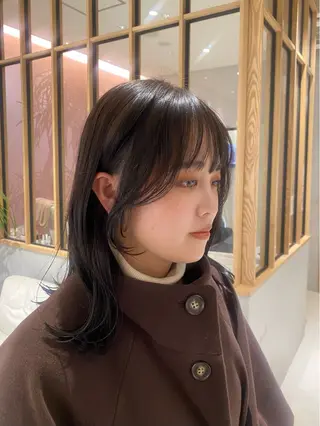 ミディアム カラー yukari🌷名駅 ＊大人かわいい艶髪のヘアスタイル