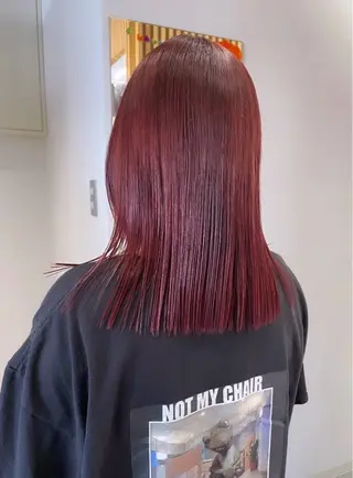 ミディアム カラー Nana/透けカラー ×似合わせカットのヘアスタイル