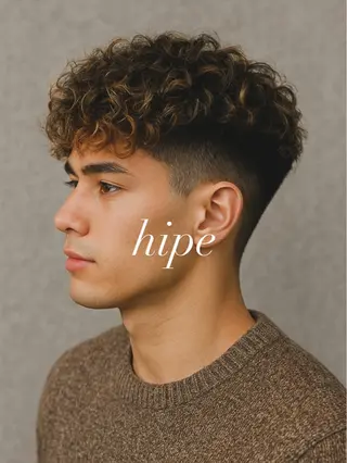 パーマ メンズ hipe Ryudaiのヘアスタイル