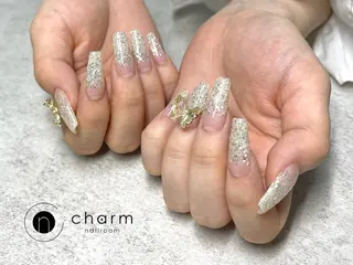 ネイル ネイルルーム チャームのネイルデザイン