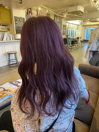 ロング カラー 🇰🇷柔らか透明感 /Miho🫧のヘアスタイル