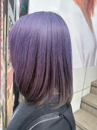 カラー 尾関 唯のヘアスタイル