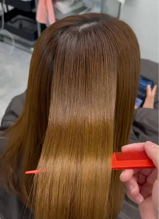 セミロング 髪質改善メニュー 長井 美佐子のヘアスタイル