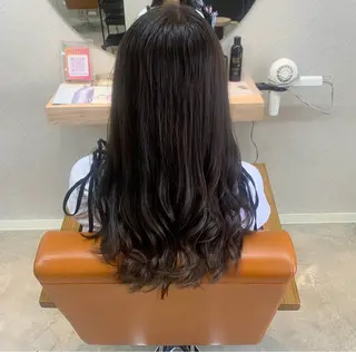 ロング カラー ヘアアレンジ 山崎 美羽のヘアスタイル