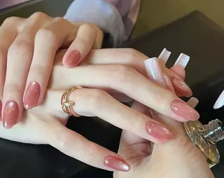 ネイル By moonネイル 🌷ワンホン/韓国風のネイルデザイン