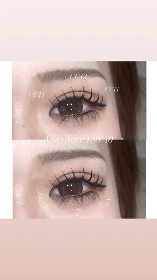 マツエク・マツパ 🍇chinatsu 🍇en Rêveのマツエク・マツパデザイン