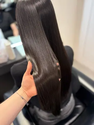 ロング 髪質改善・水素カラー ARIA(ému)のヘアスタイル