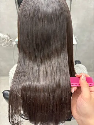 ロング カラー すぐ巻ける縮毛矯正 🍀勝倉　麗のヘアスタイル