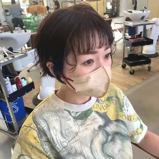 ショート 綿貫 美雪のヘアスタイル