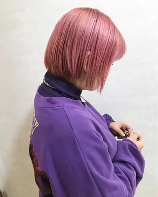 ショート カラー 🧡色落ちまで2度綺 麗なカラー🧡ヨシキのヘアスタイル