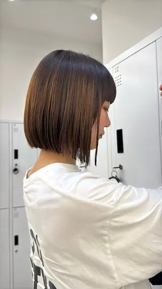 ショート ショート/ボブ レイヤー/チヨノのヘアスタイル