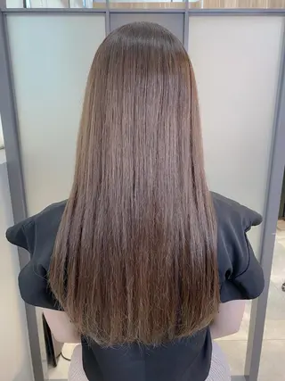 セミロング カラー 【透明感、艶髪】西村 有司のヘアスタイル