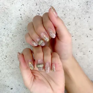 セミロング カラー パーマ ヘアアレンジ メンズ キッズ ネイル マツエク・マツパ アイブロウ Salon Ｋのネイルデザイン