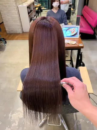 ロング カラー ✨縮毛矯正/髪質改善 錦糸町/松坂拓馬のヘアスタイル