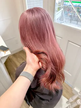 ロング カラー Risa🐈‍⬛/ グレージュ/透明感のヘアスタイル