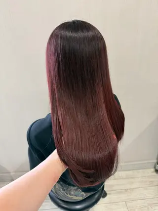 ミディアム ayumi / 郡山/暖色カラーのヘアスタイル