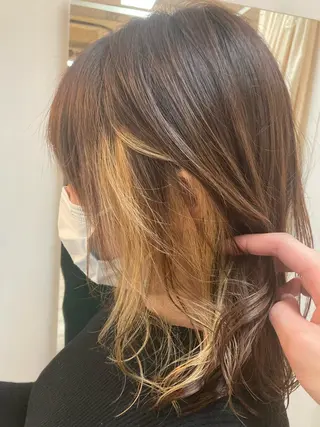 ミディアム カラー 新井　翼/銀座 メンズお任せくださいのヘアスタイル