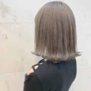 ミディアム 💘カラー人気No. 1💘SAYAのヘアスタイル