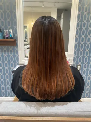 ロング 酒見 里奈のヘアスタイル