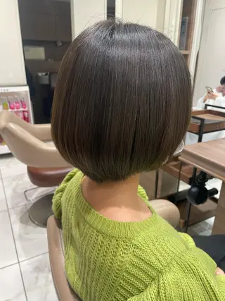ショート カラー 韓国透明感カラー🌀 yuukiのヘアスタイル