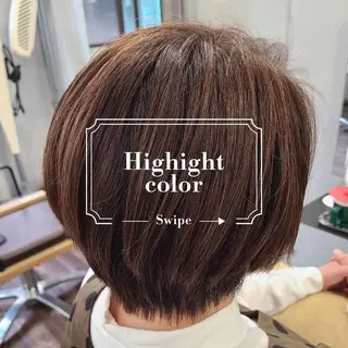 ショート カラー ヘアアレンジ terra✂️川嶋 大輔のヘアスタイル