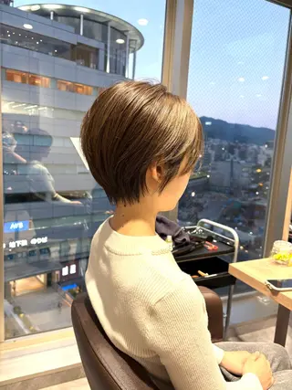 ショート カラー ショート・ボブ専門 Hiroのヘアスタイル