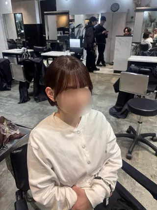 ショート lutia池袋 momoka⠀のヘアスタイル